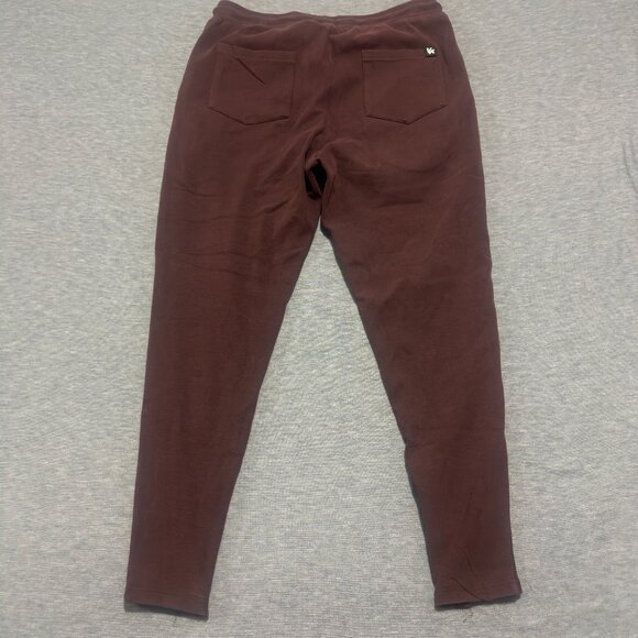 Youngla LA Joggers Pants Mens Large Drawstring Waist Maroon Gym Athletic wear - Picture 14 of 16
